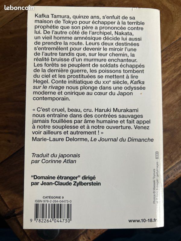 Livre/Haruki Murakami/Kalfka sur le rivage (image 2)