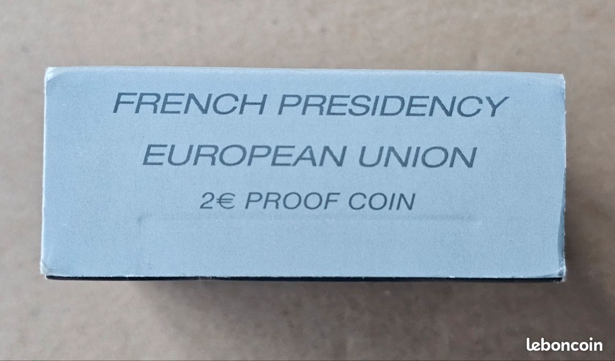 Coffret BE 2 euro commémorative France 2008 Présidence UE (image 8)