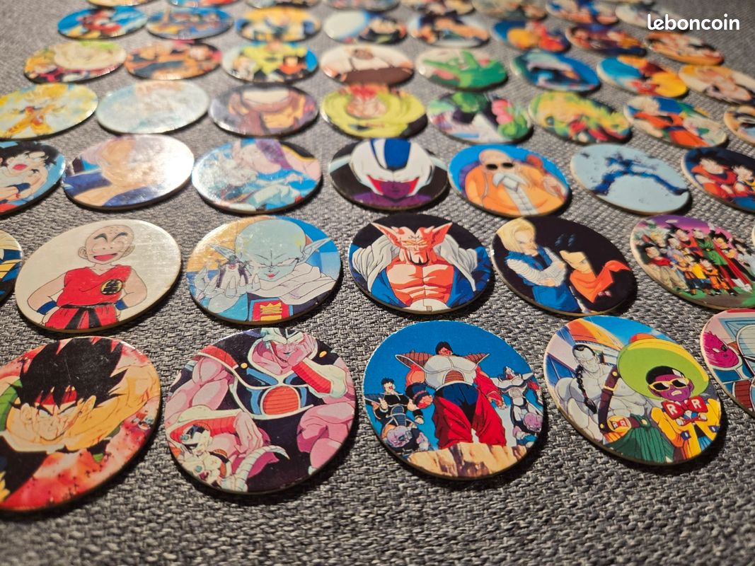 Full set Caps Pogs dragon ball z 77/77 bird studio Toei animation 1989 CAPS - Collection