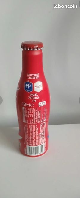 Bouteille Collector Coca-Cola Euro 2016 – Pogba – Pleine