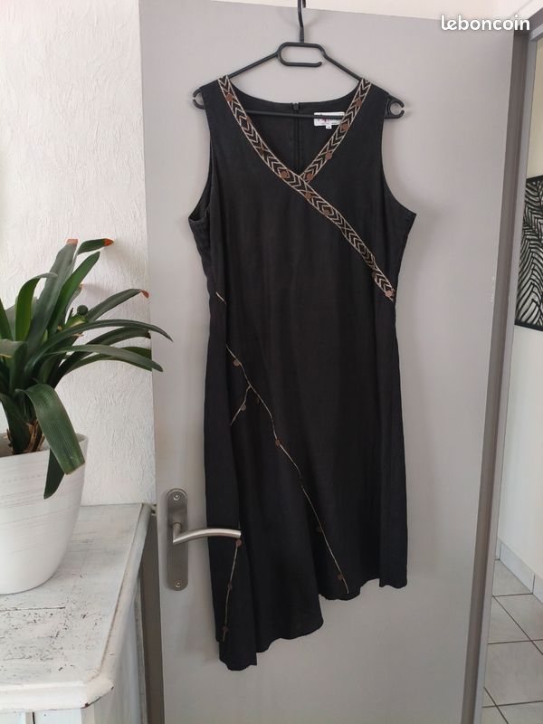 Robes en lin noires | Mini, midi et maxi | H&M CH