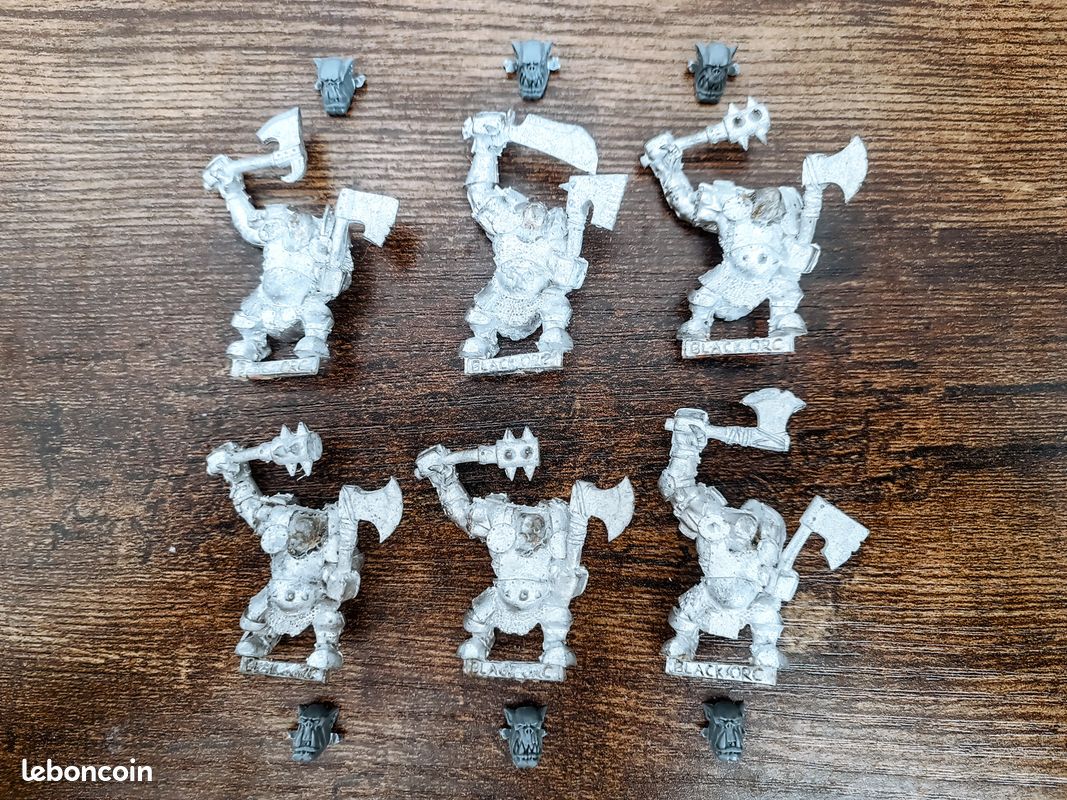 6 Orques Noirs Orques & Gobelins (V6, OOP) (image 1)