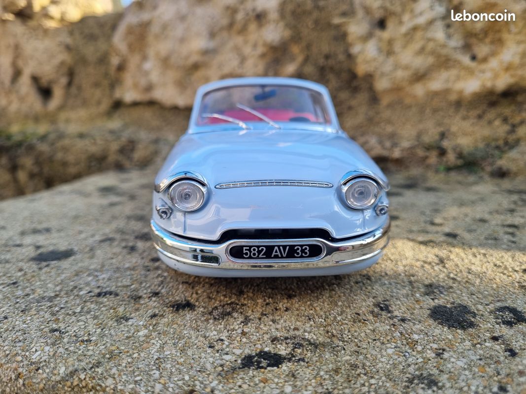 Solido Prestige 1/18 Panhard PL17 Cabriolet Blanc – Réf 8174 (voiture Miniature Collection)