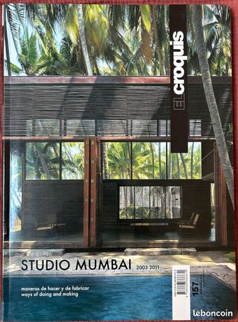 El Croquis 157 – Studio Mumbai 2003–2011 – (EN/ES) grand format 