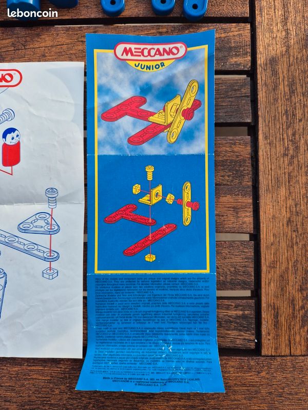 Lot de Mécano Junior Vintage de 1996 (image 4)