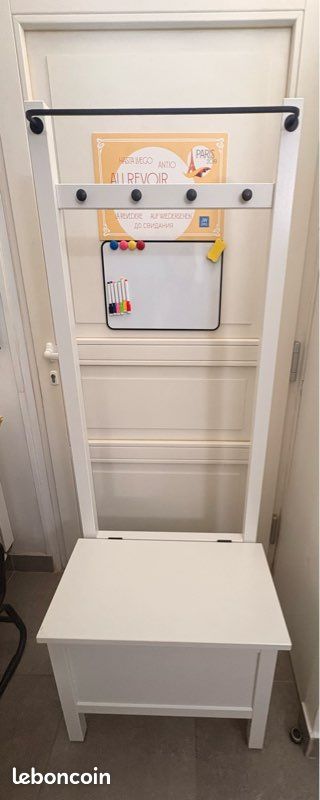 Porte manteau HEMNES - Ikea avec banc/rangement (image 3)