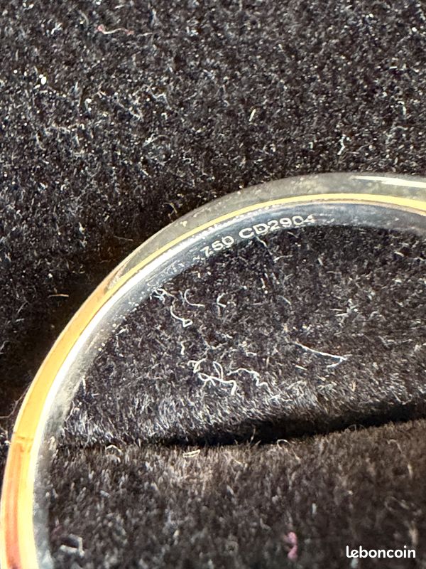 Bague Mauboussin or 18 carats 750 améthyste diamants (image 8)