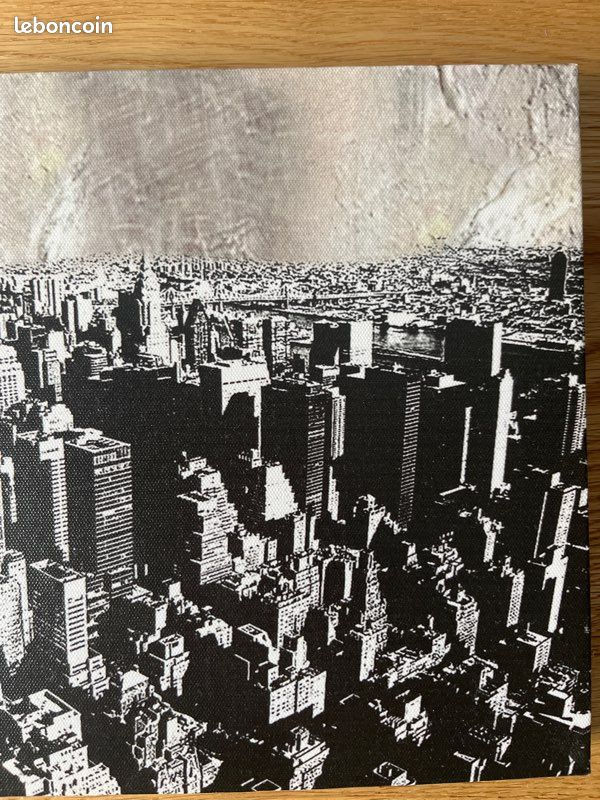 Toile murale gratte-ciels Manhattan noir et blanc environ 25X20 cls (image 3)