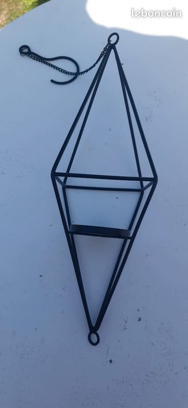 Photophore de jardin à suspendre (image 1)