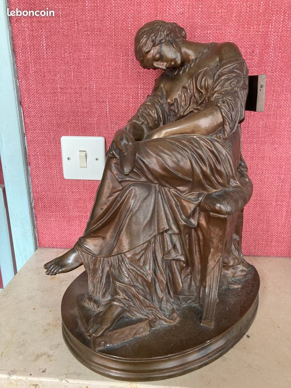STATUE en BRONZE Cavelier/ Barbedienne (image 1)