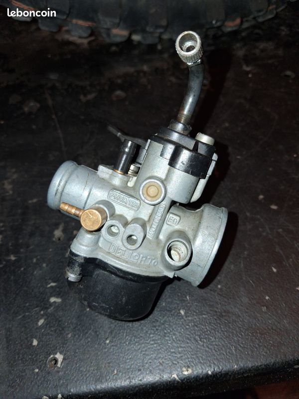 Carburateur Dell'Orto PHVA 17.5 ED - Montage Souple Starter Levier Pour Scooter Piaggio 50cc