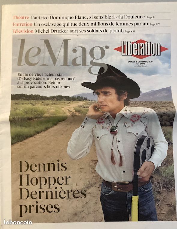 Denis Hopper : Dossier De Presse : Paris Trout, de Stephen Gyllenhaal avec D.H. (avec 3 photos N&B, 25x20 cm, 15 feuillets, texte en anglais & 1 carton recto-verso, 21x28 cm) & Le Mag Libération d (image 5)