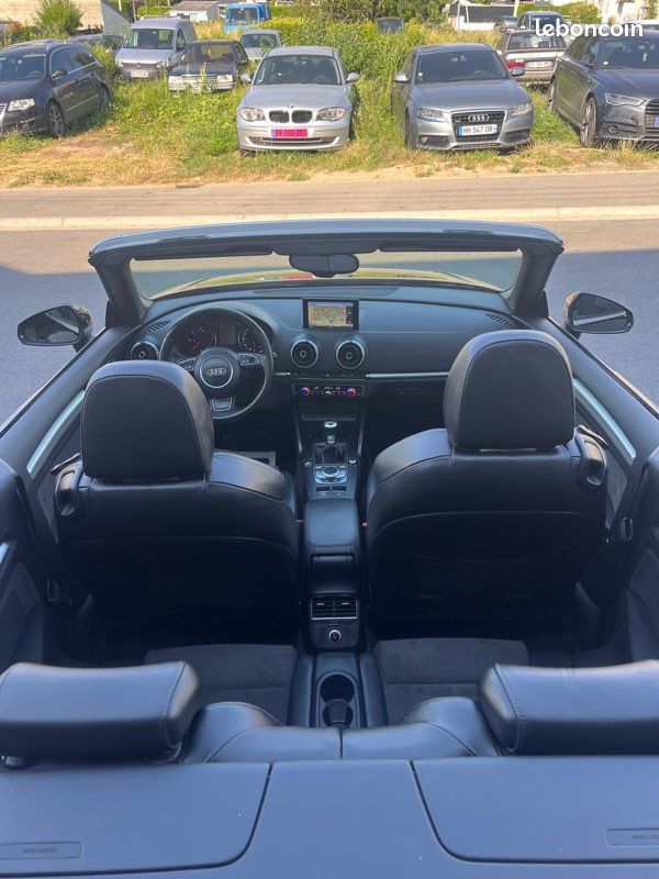 Audi a3 cabriolet edition ambition / 2l tdi 140 chv / système de navigation gps / siège chauffants / régulateur de vitesse / climatisation / limitateur de vitesse / radar de recul / (image 8)