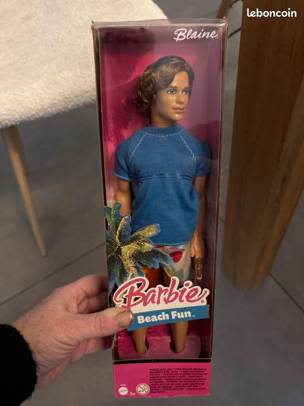 Poupée Barbie Beach Fun - Mattel, Occasion, Parfaite Pour Collection Ou Jeu