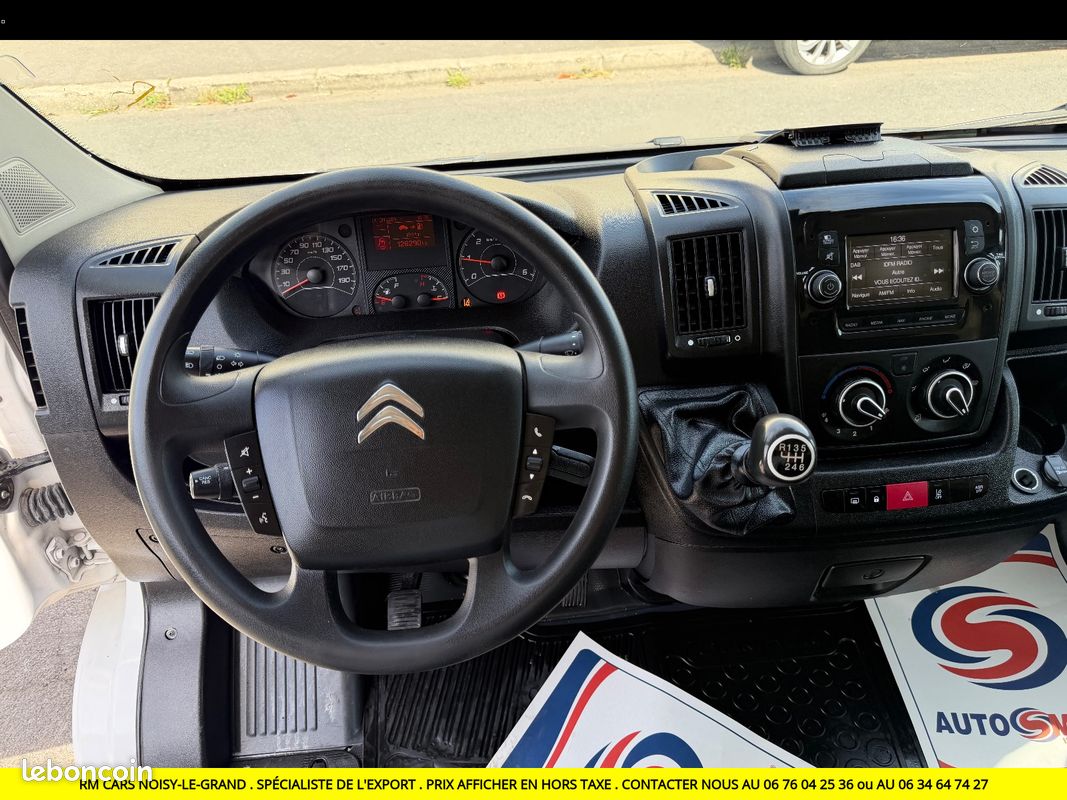 CITROEN JUMPER FOURGON TOLE 33 L1H1 BLUEHDi 140 SS BVM6 DRIVER EXPORT TUNISIE MAROC PRIX EN HT (image 15)