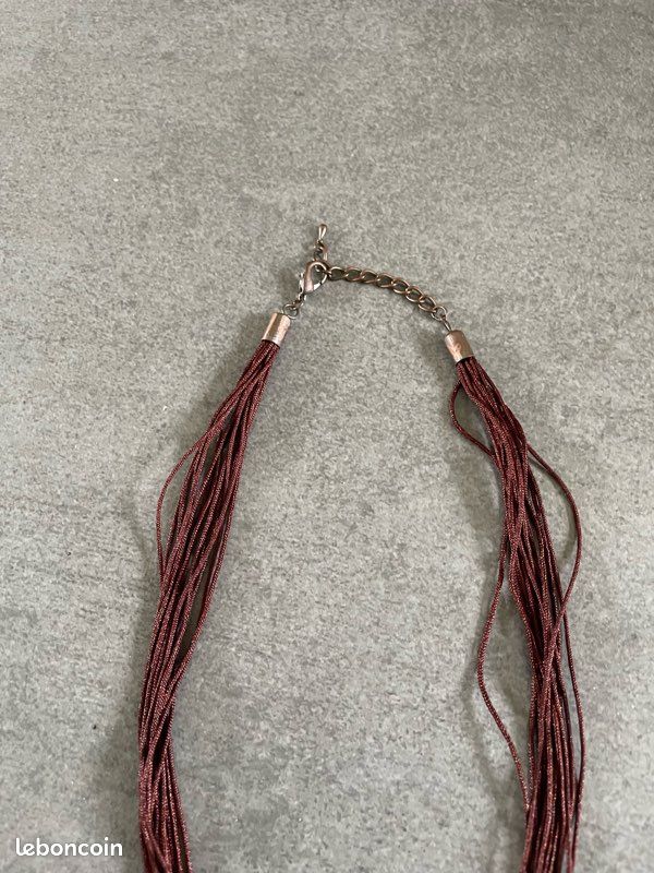 Collier en métal 49cm (image 3)