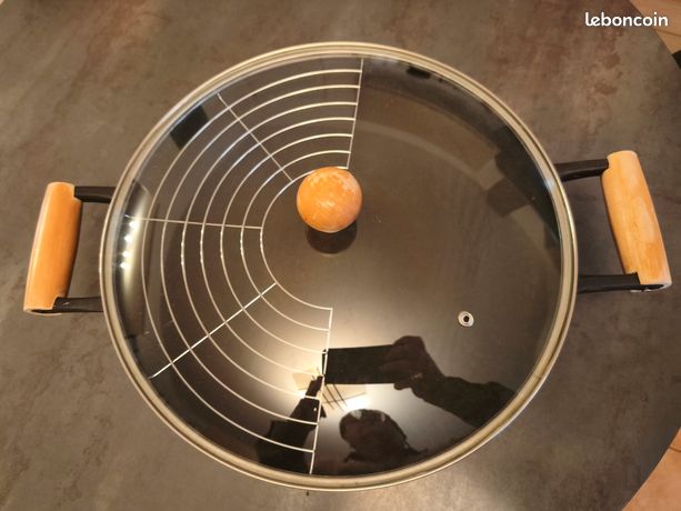 Wok fonte induction d'occasion - Arts de la table