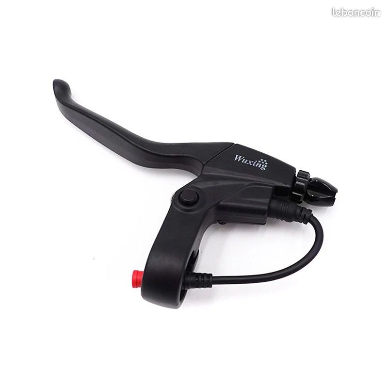 Levier De Frein Vélo Électrique WUXING - Paire Avec Interrupteur Coupure Moteur - Disque Ou V-Brake