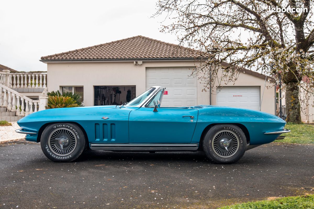 Chevrolet Corvette C2 Cabriolet Stingray 1965 - Hard Top - matching numbers - Garantie (image 6)