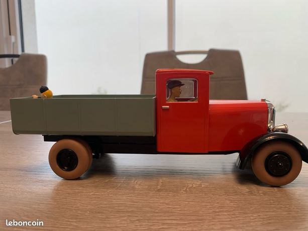 Camion Rouge Tintin Du Lotus Bleu - Maquette Miesse 1933 Au 1/43, édition Moulinsart, Occasion état Neuf