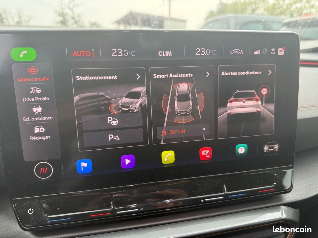 Cupra formentor 2.0 tdi 150 ch bvm6 camera 360° / carplay / acc / loa credit ballon possible (image 15)