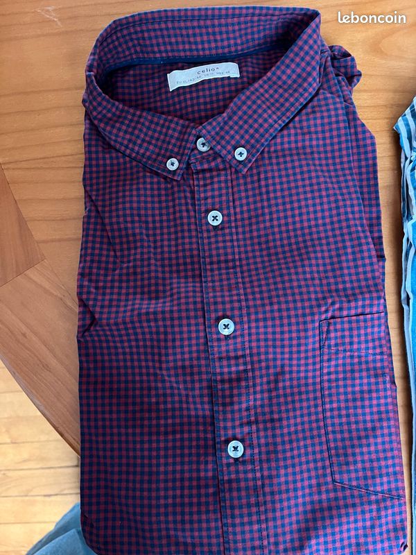 Lot de trois chemises homme Esprit, Celio et Jules (image 6)