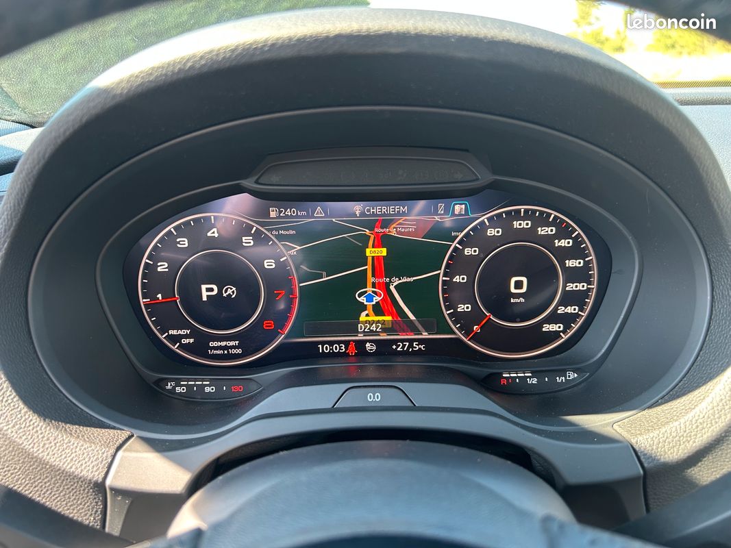AUDI A3 Sportback 35 1.5 TFSI S LINE 150 CH - VIRTUEL COCKPT - CARPLAY - CAMERA DE RECUL - PACK S LINE - AUDI SOUND SYSTEME - REGULAEUR DE VITESSE ADAPTATIF (image 9)
