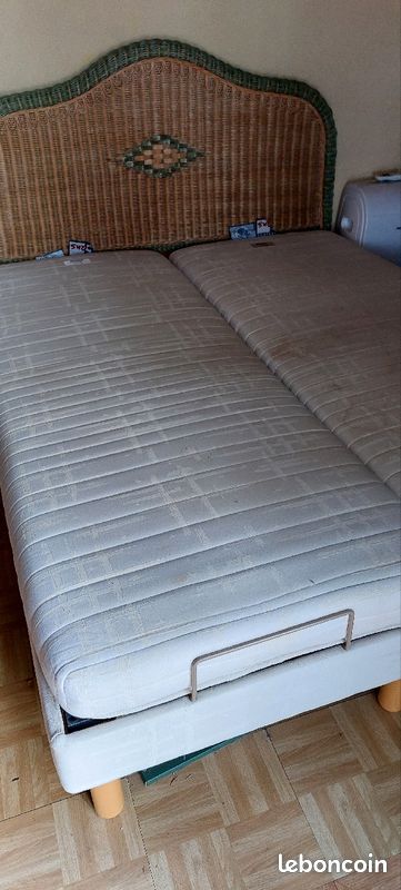Lit en rotin 160cm (image 3)