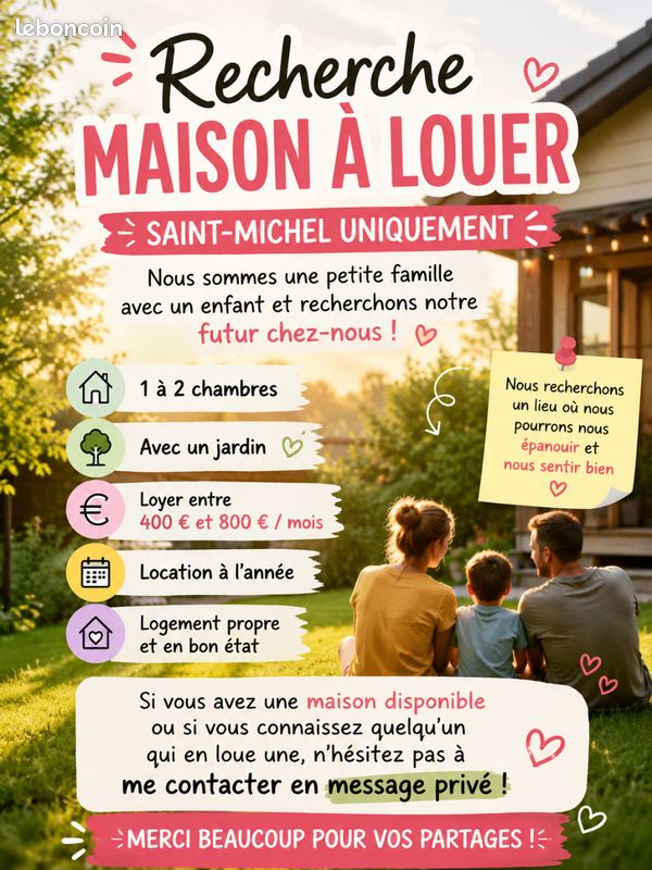 Appartement 2 pièces 60 m² · à Saint-Michel · 60 m² · 850 €