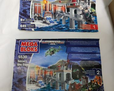 Jeu de construction Mega Bloks 5530 « Secure the dam » à partir de