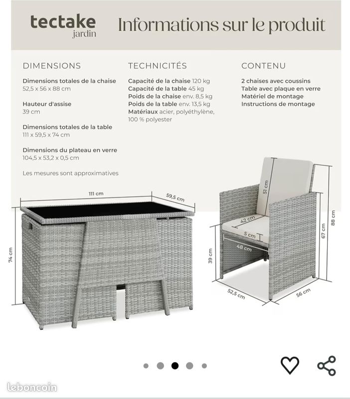 Table extérieure (image 1)