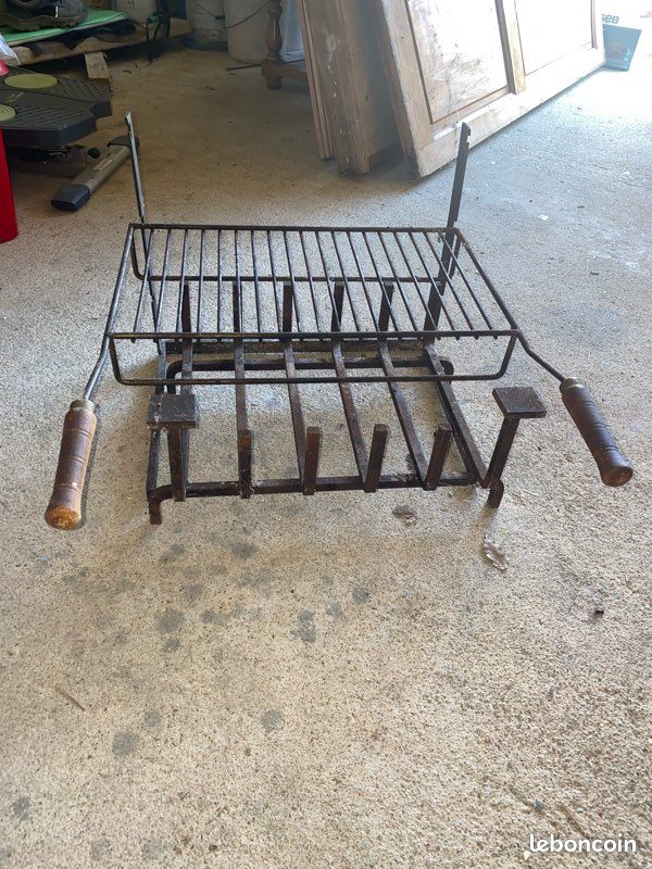 Grille barbecue pour cheminée ouverte intérieur ou extérieur (image 1)