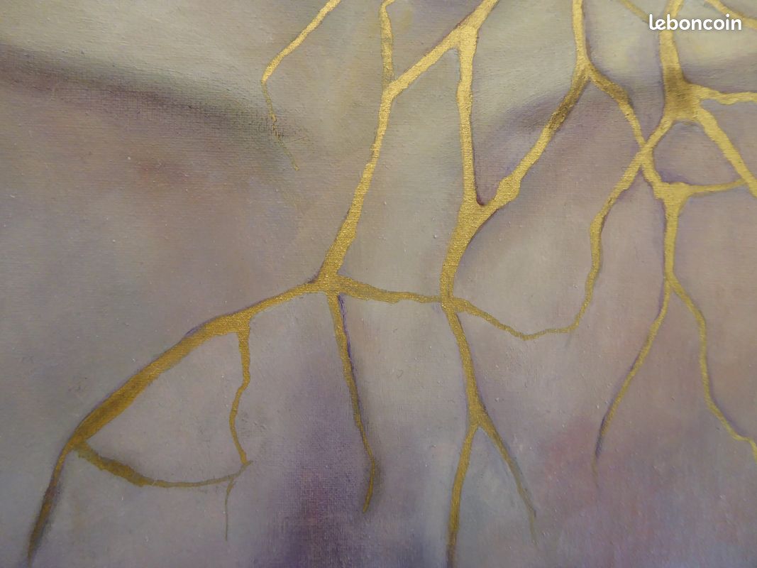 Tableau à l'huile Kintsugi (image 4)