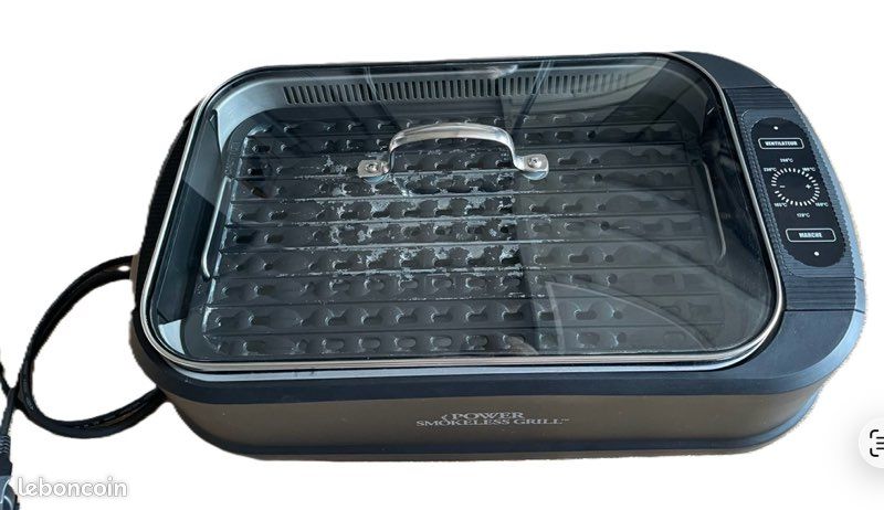 Barbecue Électrique Portable Power Smokeless Grill (image 2)