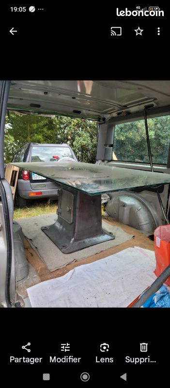 Table pied indus triel (image 5)