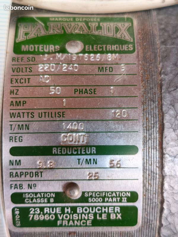 Bloc moteur réducteur (image 6)