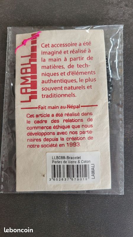 Bracelet perles de verre (image 2)