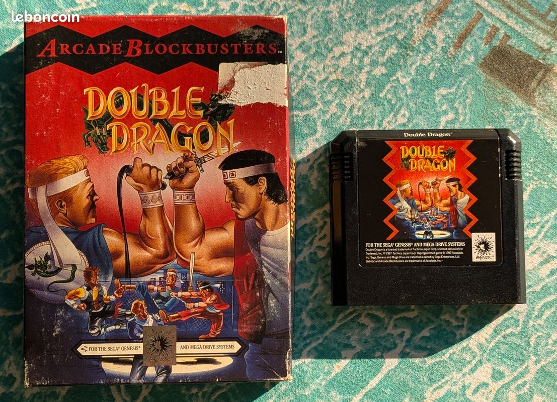Jeu complet Double Dragon pour SEGA MegaDrive (Genesis) (image 1)