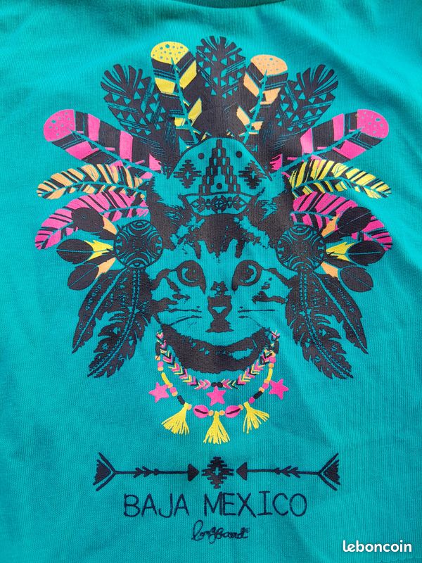 T-shirt à manches courtes et franges LONGBOARD2 ans / 24 mois (image 2)