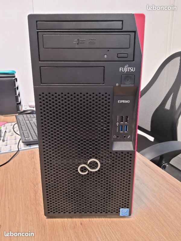 PC Tour Fujitsu P2560 Ecran 27 Intel E5500 RAM 8Go Disque