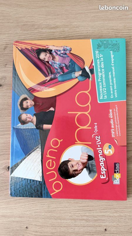 Livre scolaire Buena Onda Espagnol LV2 5e – Cycle 4 – Bordas – Programme 2016 (image 1)