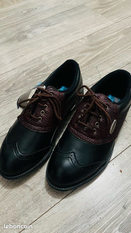 Chaussures de golf pour homme de style classique Saddle Shoes « Phœnix » (image 3)