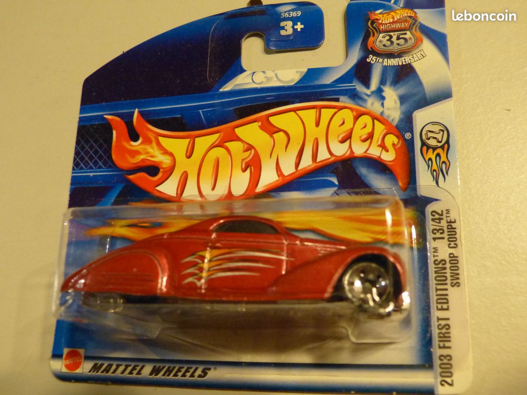 Hot wheels swoop coupe sorte de hot rod 2003 1/60eme (image 1)