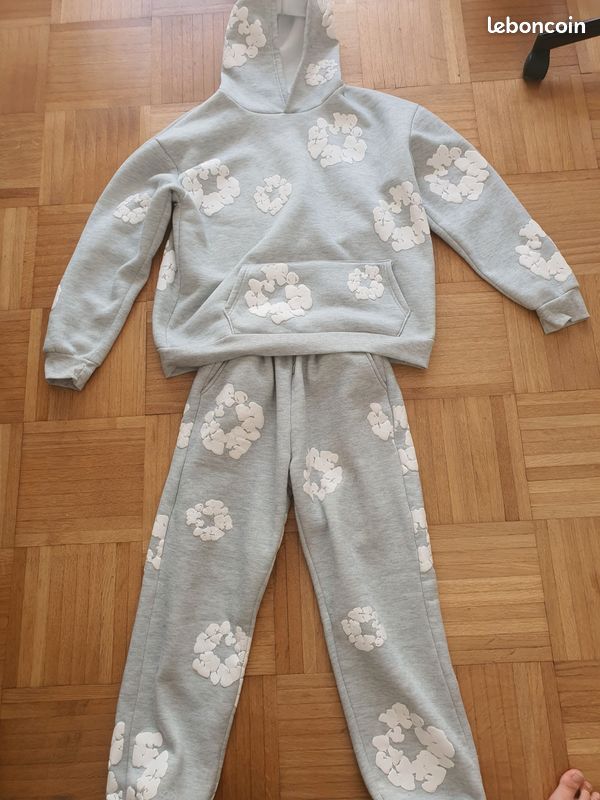 Ensemble denim tears taille S gris (image 1)