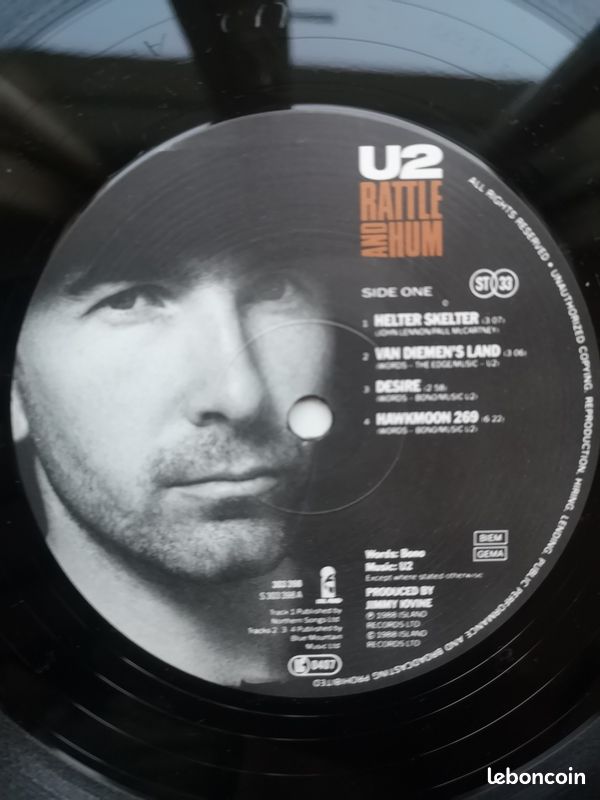 U2 Rattle And Hum 2 x Vinyles (image 5)