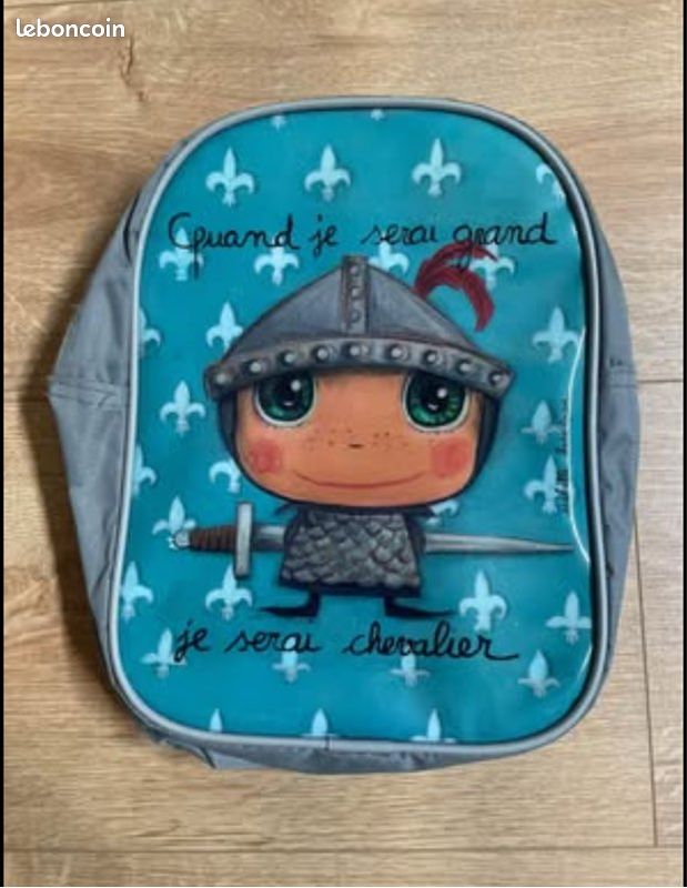 Sac à dos enfant chevalier (image 1)
