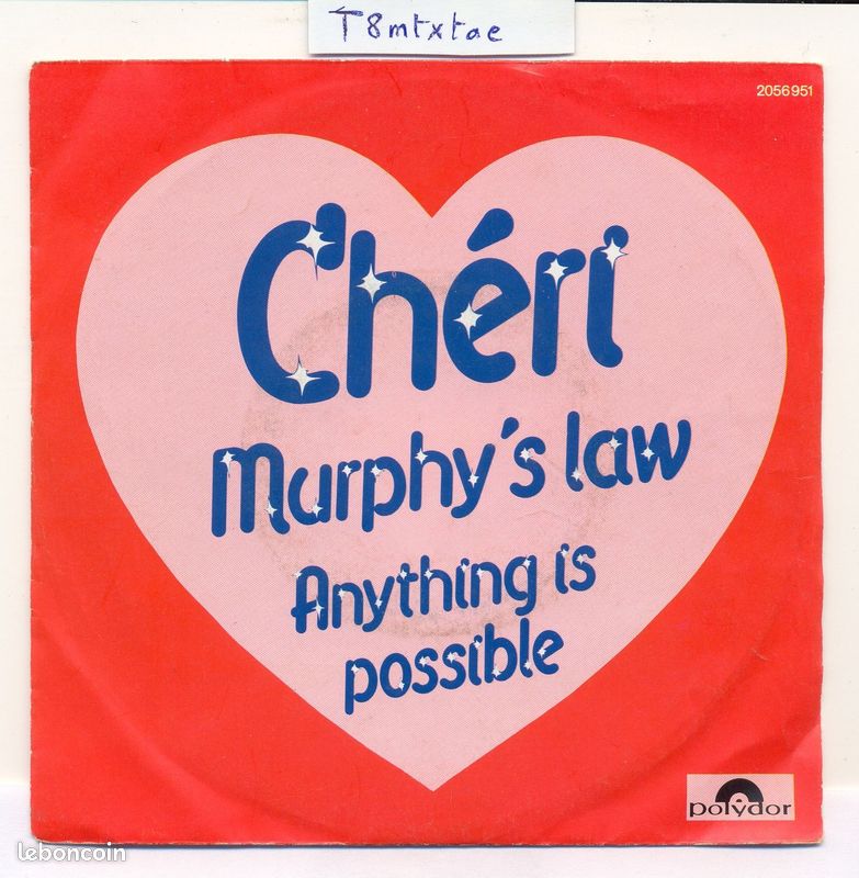 45T 1982 : Murphy's law / Anything is possible (image 1)