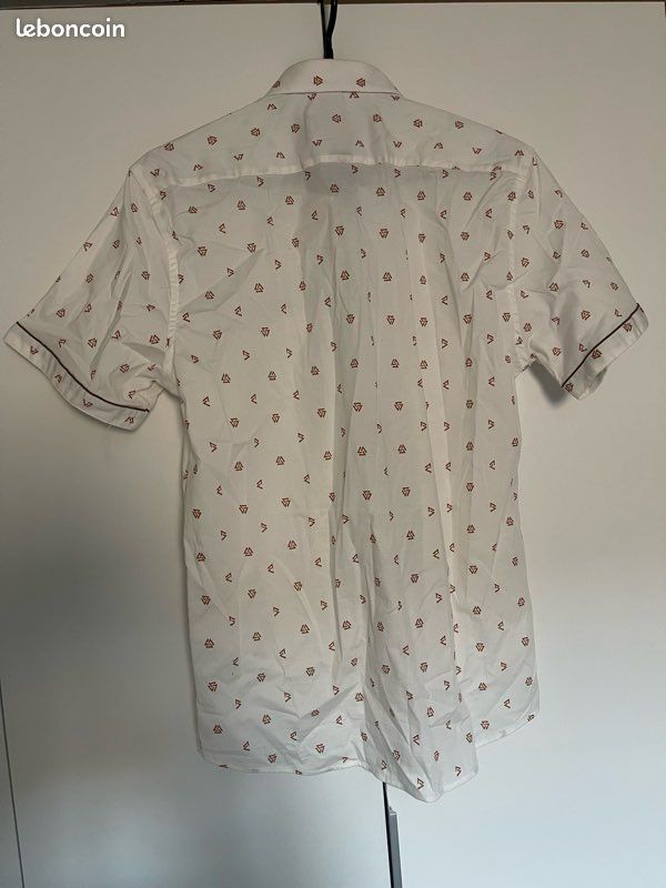 Chemise manche courte à motifs (image 3)