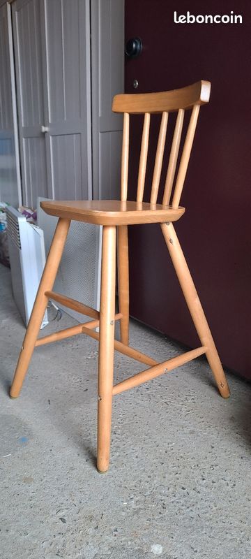 Chaise enfant bois hauteur 53 cms (image 2)