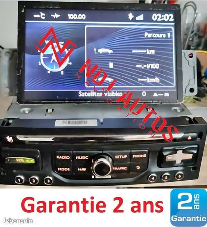 AUTORADIO GPS RT6 PEUGEOT CITROEN et DS. Modèle RNEG2 , SMEG , IV2